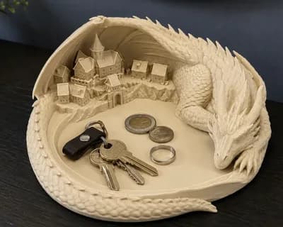 Dragon's Cradle – Sleeping Dragon Catch-All Tray