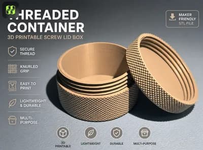 Screw Lid Container