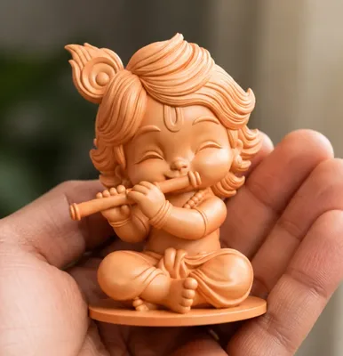 Baby Krishna Chibi Statue